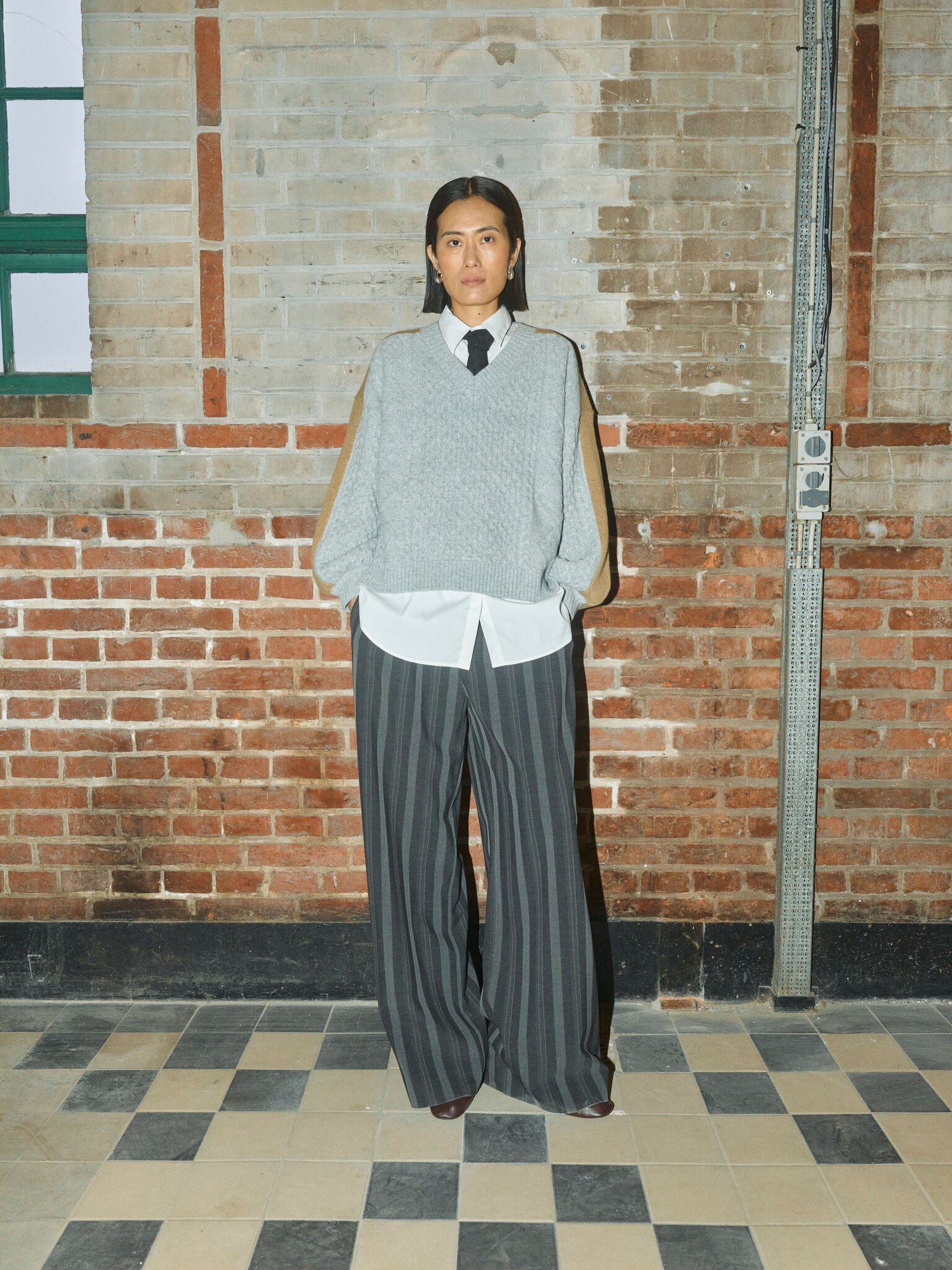 Modelshot / Grey Melange / Detail